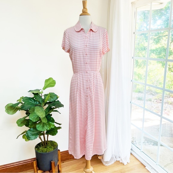 Anthropologie Reformation gingham midi dress - Picture 11 of 12